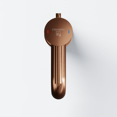 Brushed Copper Mit Ablaufgarnitur