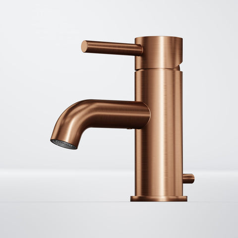 Brushed Copper Mit Ablaufgarnitur