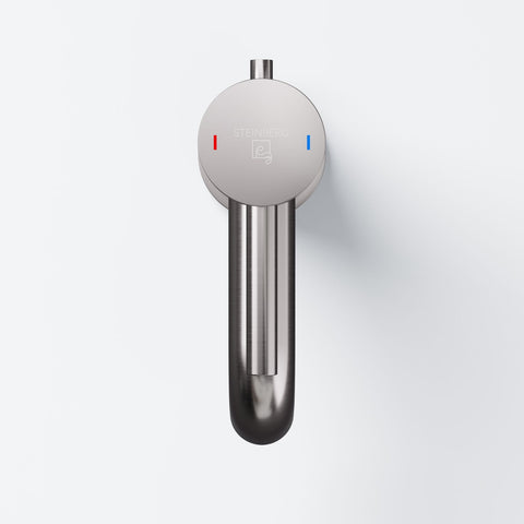 Brushed Gun Metal Mit Ablaufgarnitur