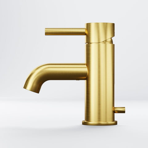 Brushed Gold Mit Ablaufgarnitur