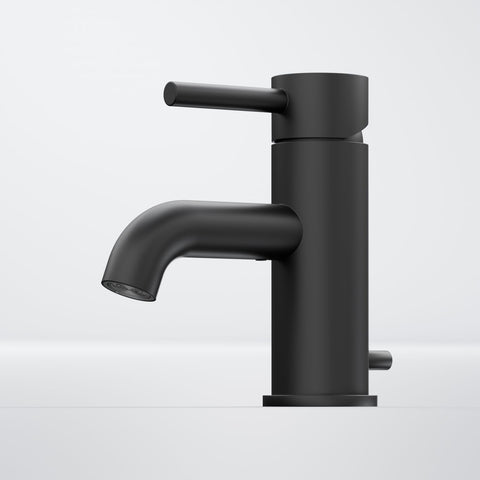 Matt Black Mit Ablaufgarnitur