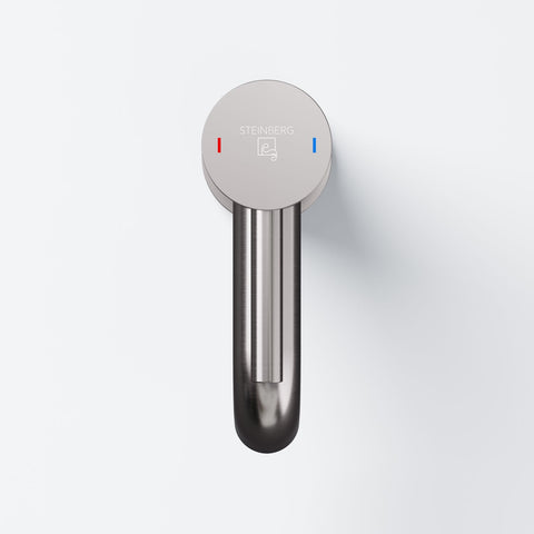 Brushed Gun Metal Ohne Ablaufgarnitur