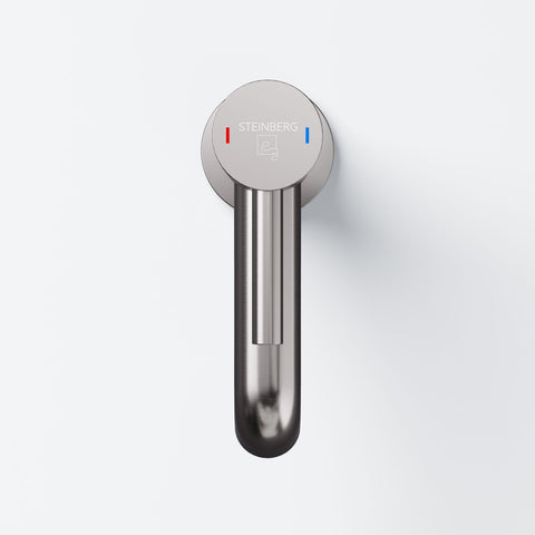 Brushed Gun Metal Ohne Ablaufgarnitur
