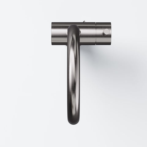 Brushed Gun Metal Mit Ablaufgarnitur
