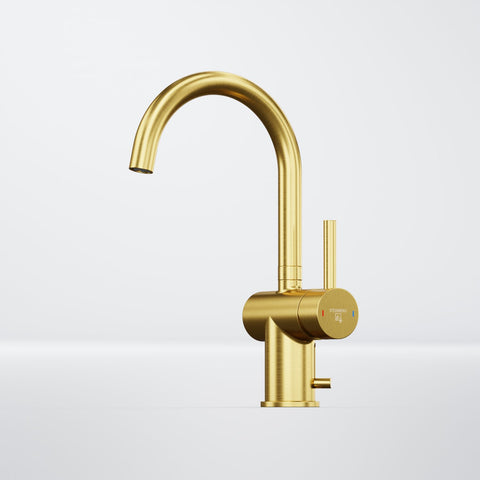 Brushed Gold Mit Ablaufgarnitur