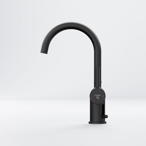 Matt Black Mit Ablaufgarnitur