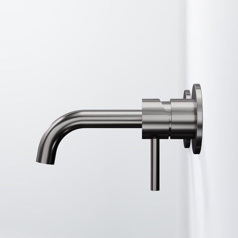 Brushed Gun Metal Ohne Ablaufgarnitur