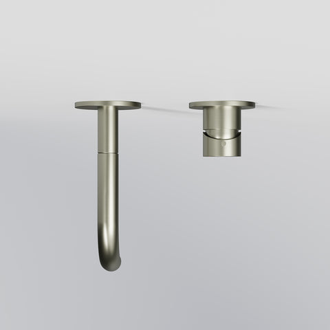 Brushed Nickel Ohne Ablaufgarnitur