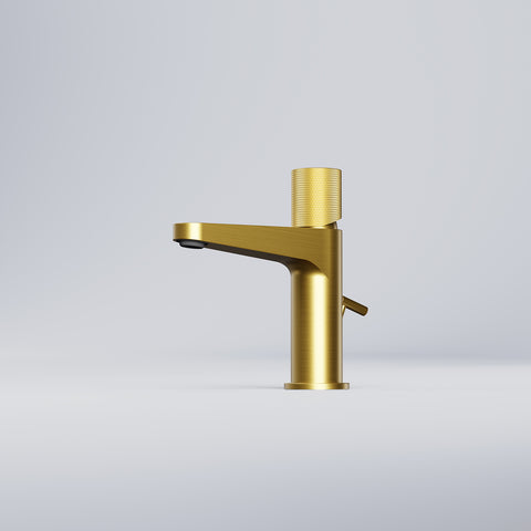 Brushed Gold Mit Ablaufgarnitur