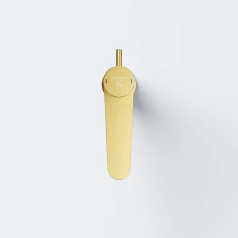 Brushed Gold Mit Ablaufgarnitur