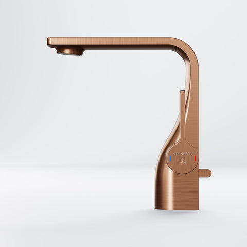 Brushed Copper Mit Ablaufgarnitur