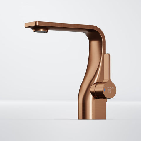 Brushed Copper Mit Ablaufgarnitur