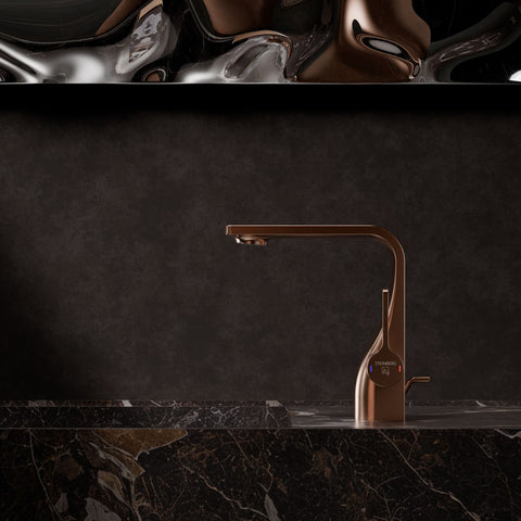 Brushed Copper Mit Ablaufgarnitur