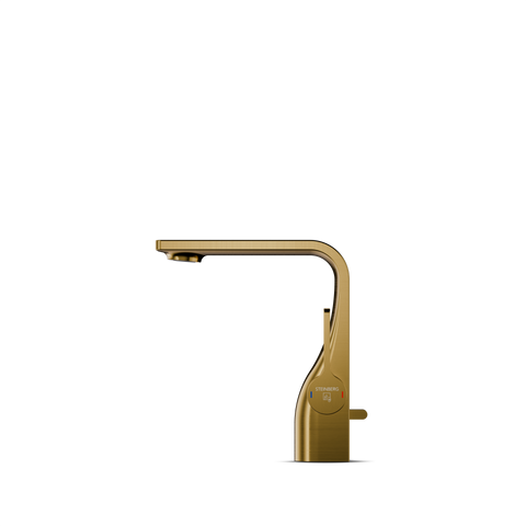 Brushed Gold Mit Ablaufgarnitur