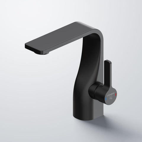 Matt Black Mit Ablaufgarnitur