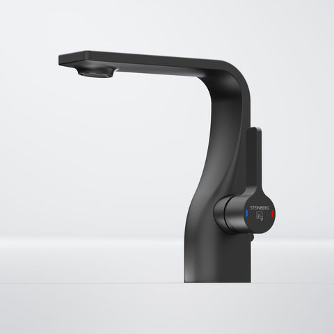 Matt Black Mit Ablaufgarnitur