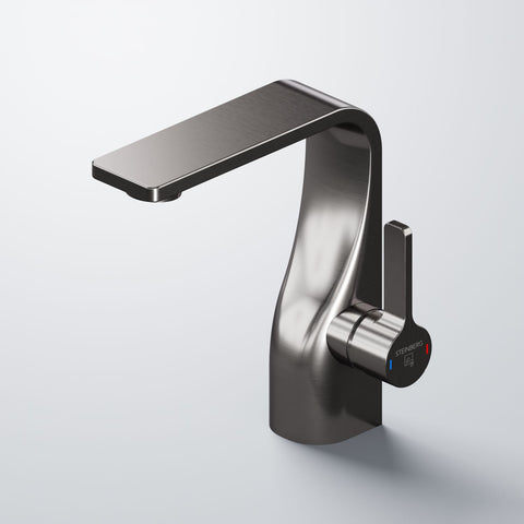 Brushed Gun Metal Ohne Ablaufgarnitur
