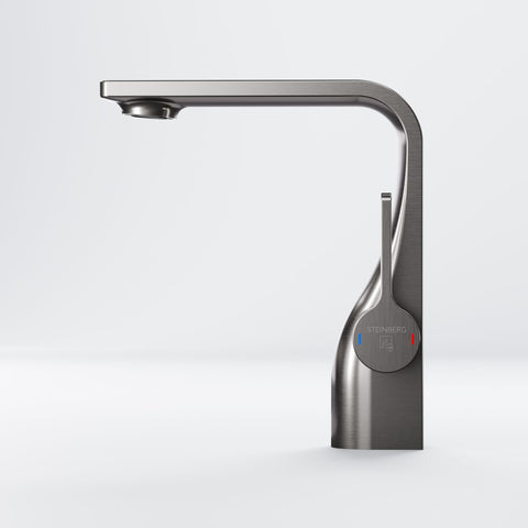 Brushed Gun Metal Ohne Ablaufgarnitur