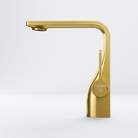 Brushed Gold Ohne Ablaufgarnitur