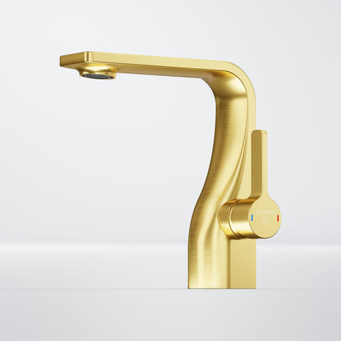 Brushed Gold Ohne Ablaufgarnitur