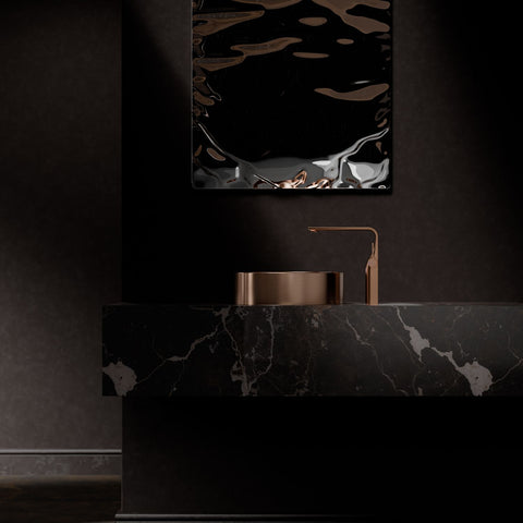 Brushed Copper Ohne Ablaufgarnitur