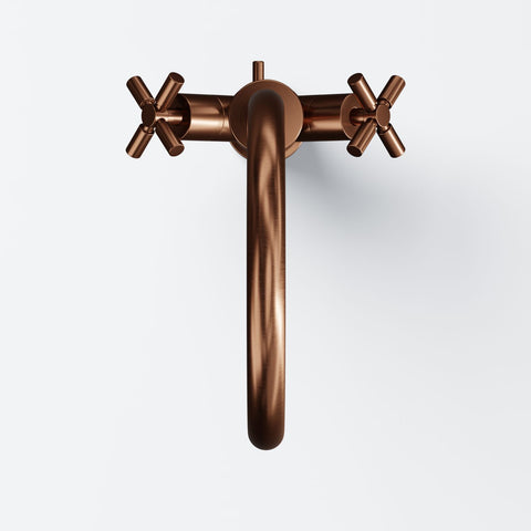 Brushed Copper Mit Ablaufgarnitur