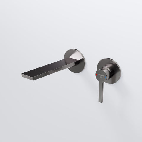 Brushed Gun Metal Ohne Ablaufgarnitur