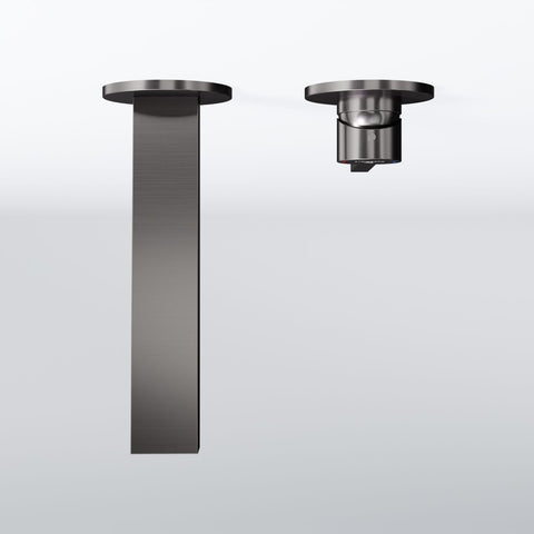 Brushed Gun Metal Ohne Ablaufgarnitur