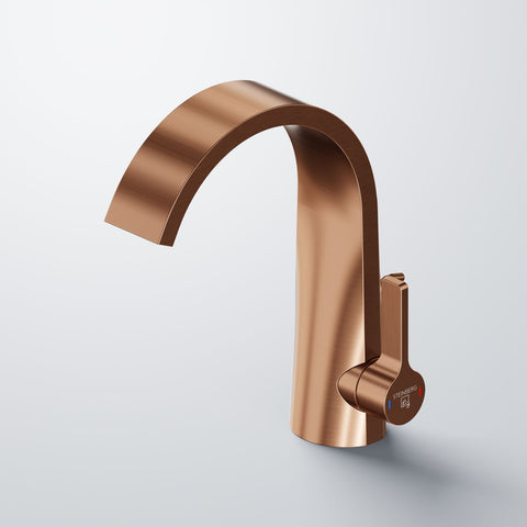 Brushed Copper Mit Ablaufgarnitur