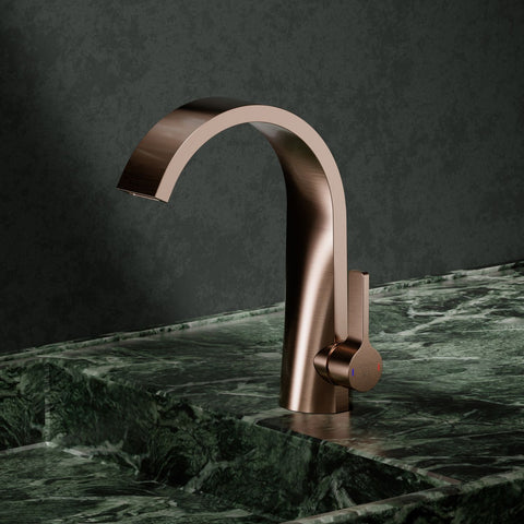 Brushed Copper Ohne Ablaufgarnitur
