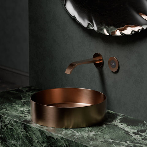 Brushed Copper Ohne Ablaufgarnitur