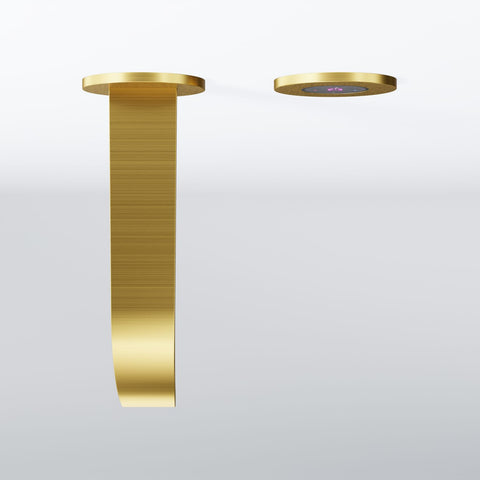 Brushed Gold Ohne Ablaufgarnitur