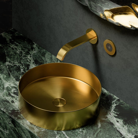 Brushed Gold Ohne Ablaufgarnitur