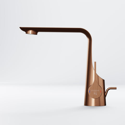 Brushed Copper Mit Ablaufgarnitur