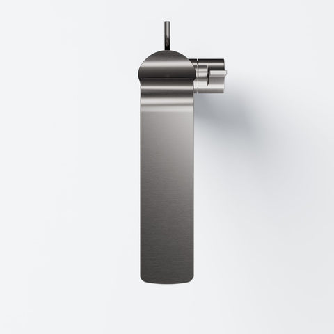 Brushed Gun Metal Mit Ablaufgarnitur