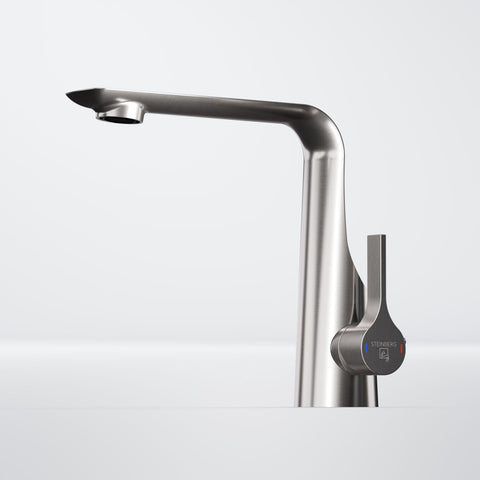 Brushed Gun Metal Mit Ablaufgarnitur