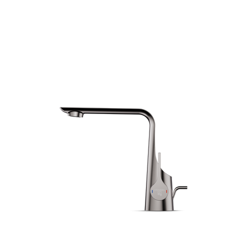 Brushed Gun Metal Mit Ablaufgarnitur