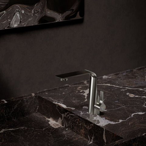 Brushed Nickel Mit Ablaufgarnitur
