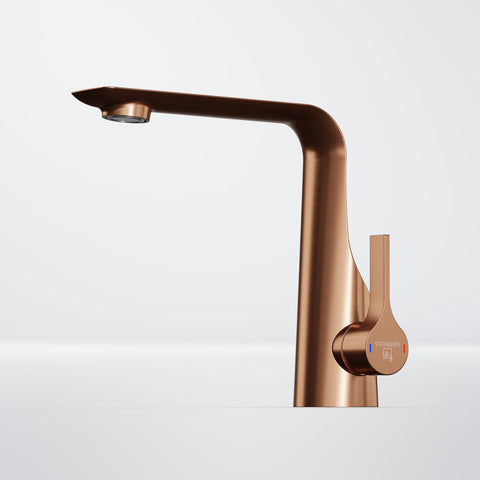 Brushed Copper Ohne Ablaufgarnitur