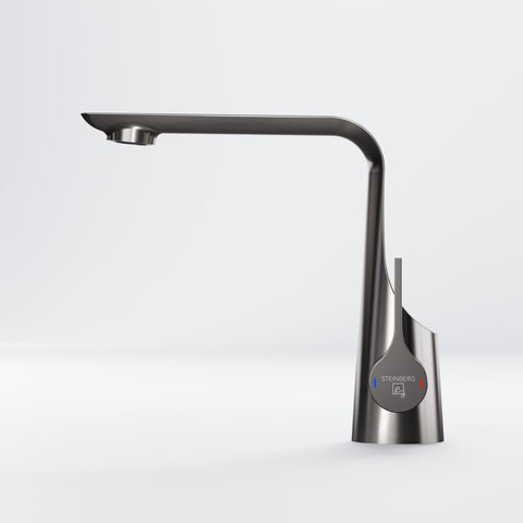 Brushed Gun Metal Ohne Ablaufgarnitur