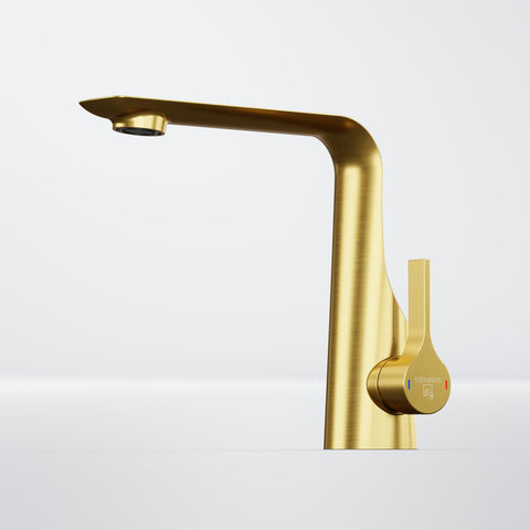 Brushed Gold Ohne Ablaufgarnitur