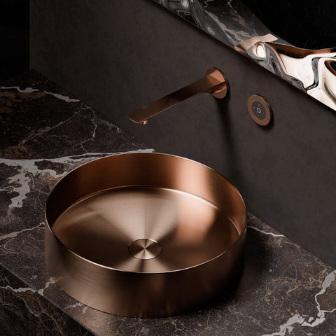 Brushed Copper Ohne Ablaufgarnitur
