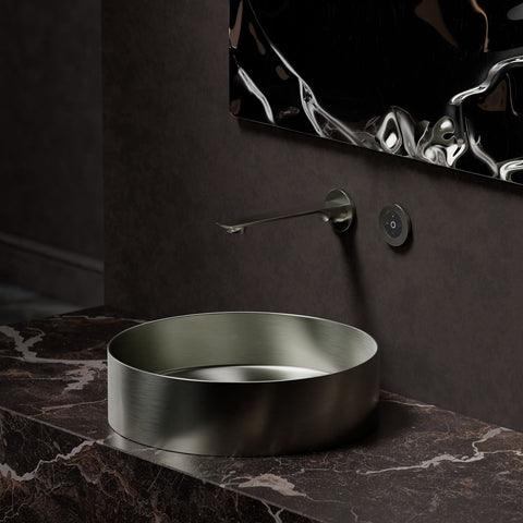 Brushed Nickel Ohne Ablaufgarnitur