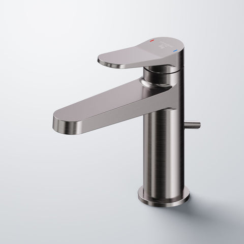 Brushed Gun Metal Mit Ablaufgarnitur