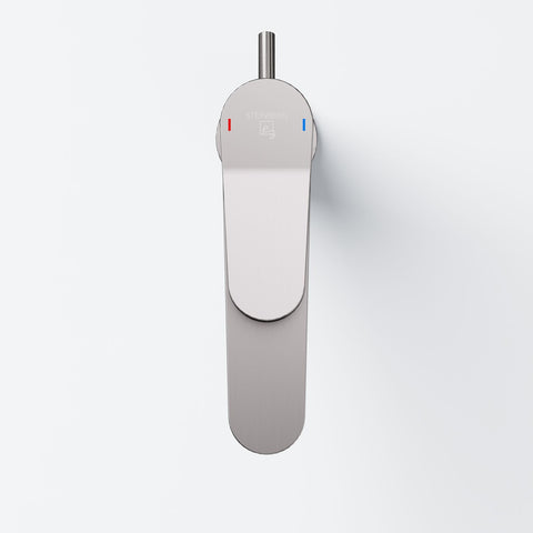 Brushed Gun Metal Mit Ablaufgarnitur