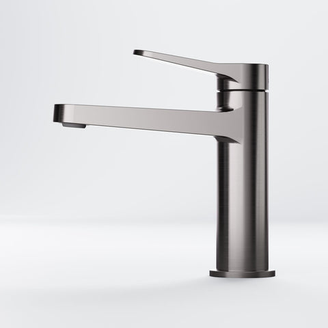 Brushed Gun Metal Ohne Ablaufgarnitur