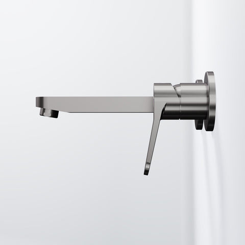 Brushed Gun Metal Ohne Ablaufgarnitur