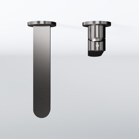 Brushed Gun Metal Ohne Ablaufgarnitur