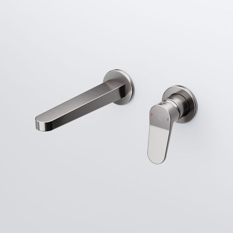 Brushed Gun Metal Ohne Ablaufgarnitur