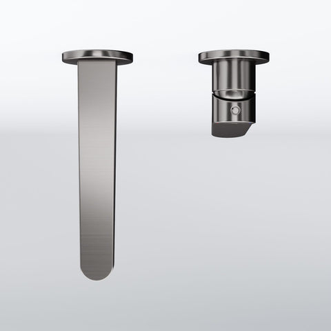Brushed Gun Metal Ohne Ablaufgarnitur